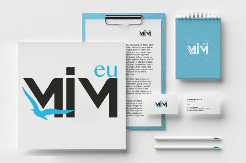  Mim Eu Logo Design and Institutional Id Implementation