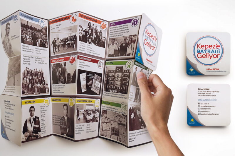 Folded Brochure Design and Print for Gökhan Bayram