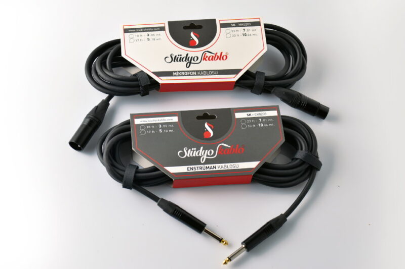 Instrument cable packing and print design for Özgür Celep Productions whose institutional id was made