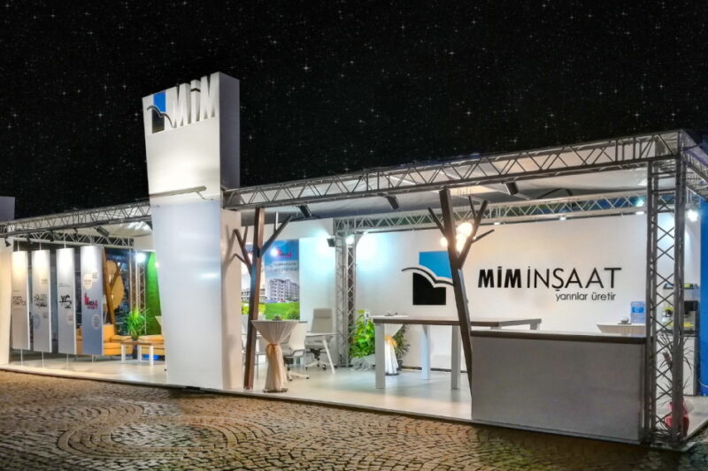 Sales Stand Design for Mim İnşaat for The Housing Days